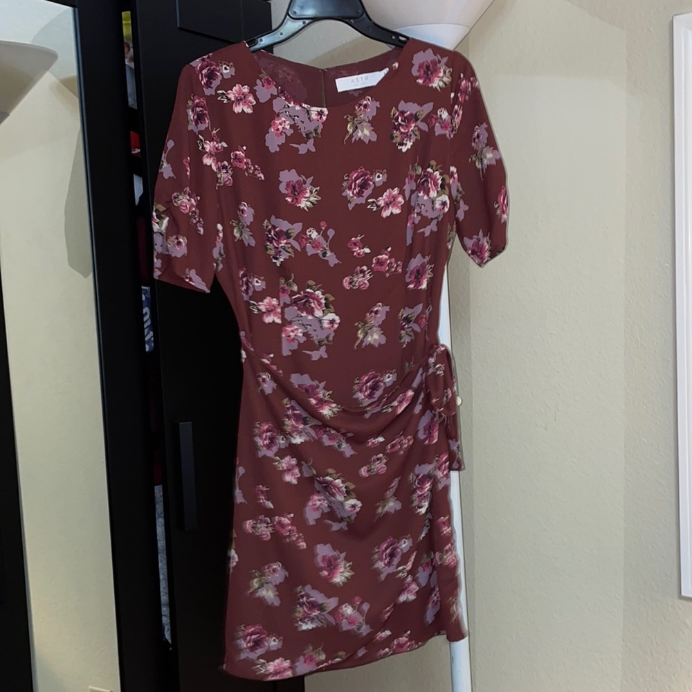 ASTR the label wrap Front Dress